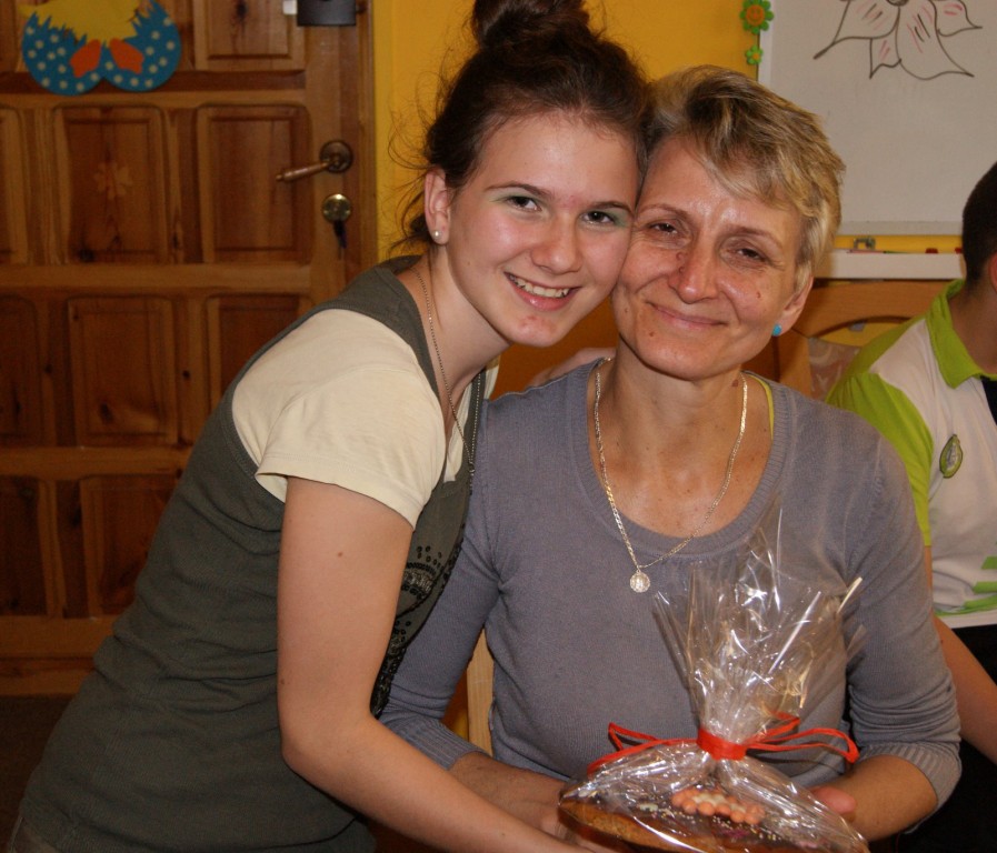 Justynka i jej mama